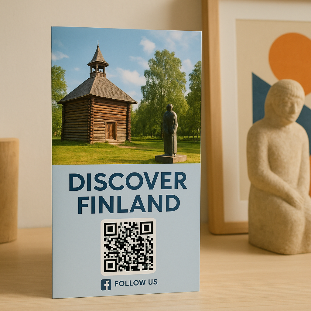 Facebook QR-koodi – Tehokas työkalu kulttuurimatkailun printtimateriaaleissa